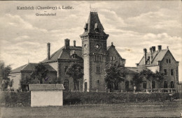Delcampe - CPA Chambrey Kambrich Moselle, Blick Auf Den Grenzbahnhof - Sonstige & Ohne Zuordnung