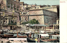 Delcampe - PC Valletta, Malta, Marsamuscetto Landing Stage - Malta
