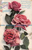 Delcampe - R138991 Sincere Birthday Greeting. May Every Day Be Crowned With Peace. Stiebel. - Monde