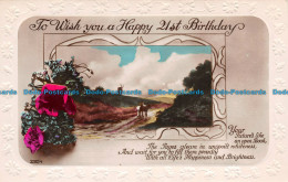 Delcampe - R138552 To Wish You A Happy 21st Birthday. Your Futures Like An Open Book. RP - Monde