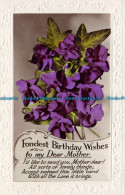 Delcampe - R138994 Fondest Birthday Wishes To My Dear Mother. R. 3108. RP - Monde
