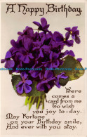 Delcampe - R138563 A Happy Birthday. Here Comes A Card From Me. N. 3116 4. RP - Monde