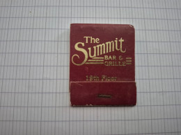 Delcampe - Boite D'allumette - Incentives For Industry Inc -  The Summit Bar&grille 19 Th Floor - Usa - Boites D'allumettes