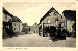 Delcampe - CPA Uissigheim Külsheim In Tauberfranken Baden, Baden, Hauptstraße - Sonstige & Ohne Zuordnung