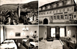 Delcampe - CPA Tauberbischofsheim In Baden, Hotel Badischer Hof, Stadtansicht, Speisesaal, Gästezimmer - Sonstige & Ohne Zuordnung