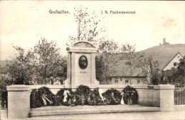 Delcampe - CPA Großsüßen Süßen An Der Fils Württemberg, J. G. Fischerdenkmal - Sonstige & Ohne Zuordnung