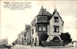 Delcampe - CPA Worms Am Rhein, Restaurant Zum Westend, Hochheimer Straße, Liebenauerstraße, Westend-Schule - Sonstige & Ohne Zuordnung