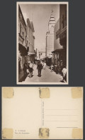 Delcampe - Morocco Old Postcard Tangier Tanger, Rue Des Siaghine Street Scene, Clock Tower - Non Classés