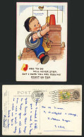 Delcampe - MABEL LUCIE ATTWELL 1963 Old Postcard Juts To Do Never Stop, U Right On Top 6139 - Non Classés