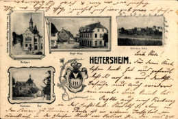 Delcampe - CPA Heitersheim Im Schwarzwald, Rathaus, Hauptstraße, Schloß, Post - Sonstige & Ohne Zuordnung