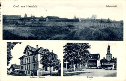 Delcampe - CPA Haverlah In Niedersachsen, Totalansicht, Molkerei Ramm, Kirche - Sonstige & Ohne Zuordnung