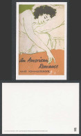 Delcampe - Faber Book Cover Postcard AN AMERICAN ROMANCE 1961 Hans Koningsberger Lady Sleep - Non Classés