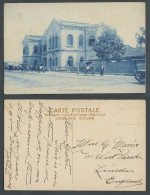 Delcampe - Singapore Old Postcard Chinese Protectorate Street Scene Rickshaw Native Coolies - Non Classés
