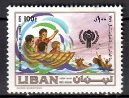Delcampe - Lebanon 1981 Mi 1299 MNH (ZS10 LBN1299) - Hoftiere