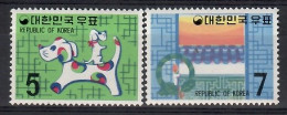 Delcampe - Korea, South 1969 Mi 693-694 MNH (ZS9 SKA693-694) - Hoftiere