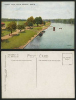 Delcampe - PERTH North Inch From Bridge Old Postcard River Cyclist - Non Classés