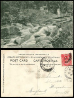 Delcampe - Perak TAIPING WATERFALL Bridge Malay Women Sit On Rock KE7. 3c 1911 Old Postcard - Non Classés