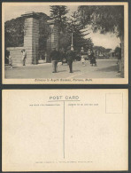 Delcampe - Malta Maltese Old Postcard Entrance To Argotti Botanical Gardens & Street Scene - Non Classés