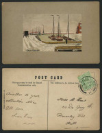 Delcampe - AMSTERDAM Artist Signed 1905 Old Postcard Bridge, Boats - Non Classés