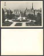 Delcampe - Argentina Old RP Postcard Buenos Aires PLAZA De MAYO Monument Clock Tower Garden - Argentinien