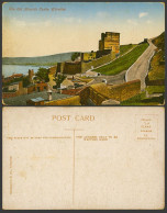 Delcampe - Gibraltar Vintage Colour Postcard The Old Moorish Castle Ruins Street, Benzaquen - Gibraltar