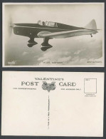 Delcampe - Miles Mohawk, Aeroplane And Pilot In The Air Old Real Photo Postcard Valentine's - Altri & Non Classificati