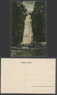 Delcampe - Spain Old Colour Postcard VIGO Estatua Curros Enriquez, Statue Memorial Monument - Non Classés