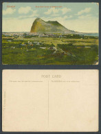 Delcampe - Gibraltar Old Colour Postcard Rock From Queen Of Spain's Chair Panorama VB Cumbo - Gibraltar