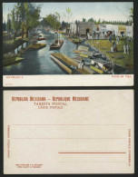Delcampe - MEXICO Old Colour Postcard BOATS River / Canal De Viga - Non Classés
