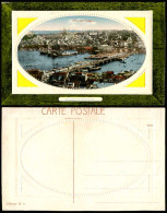 Delcampe - Turkey Constantinople Pont De Galata Bridge Harbour Old Colour Embossed Postcard - Non Classés
