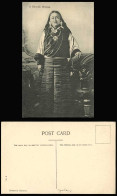 Delcampe - TIBET China Old Postcard Bhootia Buthia Bhutia Woman Native Lady Tibetan Costume - Non Classés