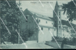 Delcampe - Ag759 Cartolina Finalpia  La Chiesa Abbaziale Provincia Di Savona - Savona
