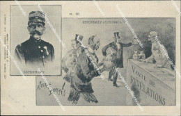 Delcampe - Ab732 Cartolina Militare Affaire Drayfus Vente De Revelations  France Francia - Regimente