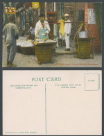 Delcampe - China C1920 Old Postcard Kitchen Sale In The Street Shanghai Acne Cure In 3 Days - China