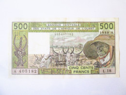 Delcampe - Cote D'Ivoire/Ivory Coast 500 Francs 1988 AUNC Banknote,see Pictures - Côte D'Ivoire