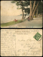 Delcampe - Japan 1912 Old Hand Tinted Postcard Maikonohama Near Kobe Seaside Coast Panorama - Altri & Non Classificati