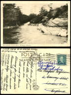 Delcampe - Canada 3c 1951 Old Postcard West Branch Severn River Scene Washago Ontario Rocks - Ohne Zuordnung