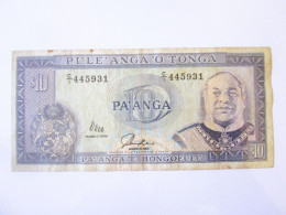 Delcampe - Rare! Tonga 10 Pa'anga 1995,the Lowest Price Banknote See Pictures - Tonga