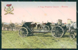 Delcampe - Modena Città Militari Artiglieria Cartolina QZ4860 - Modena