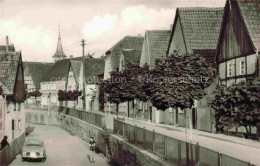 Delcampe - Werl Westfalen Neuer-Graben Kisastr Kirchturm Fachwerkhaus Strassenszene Automob - Werl