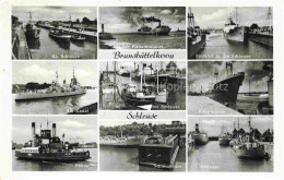 Delcampe - Brunsbuettelkoog Kanaleinfahrt Schleuse Kanalpartie Schleusentor Faehre Nord-Ost - Brunsbüttel