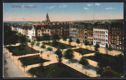 Delcampe - AK Zwickau, Römerplatz Mit Blick über Den Ort - Zwickau