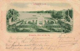Delcampe - SCHWERIN  Mecklenburg Burggarten Blick Auf Den See - Schwerin