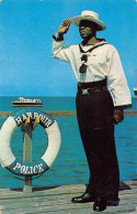 Delcampe - Barbados The Harbour Police Bridgetown BWI Policeman Sailor Postcard B948 - Barbados (Barbuda)