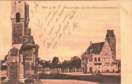 Delcampe - KoeLN  RHEIN Bismarcksaeule Villa-Stollwerk Oberlaenderufer Denkmal Turm - Köln