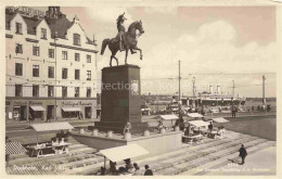 Delcampe - STOCKHOLM  Sweden Karl-Johans-torg Reiterstandbild Marktstaende Dampfer Strassen - Schweden