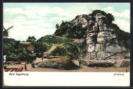 Delcampe - AK Segeberg, Kalkberg, Windmühle - Bad Segeberg