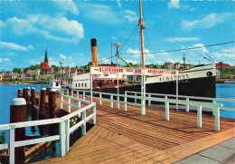 Delcampe - FLENSBURG  Flensborg Schleswig-Holstein An Der Foerdebruecke Faehre Albatros Nac - Flensburg