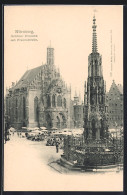 Delcampe - AK Nürnberg, Schöner Brunnen Mit Frauenkirche - Nürnberg