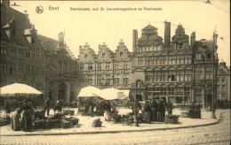Delcampe - Gent Gand Flandre Gent Veerleplaats St. Laurentiusgasdthuis Vischmarkt - Gent